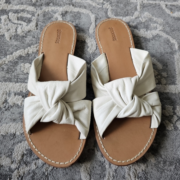 Soludos Shoes - Soludos Leather Knotted Slide Sandals